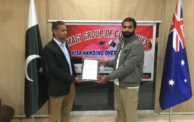 Visa Handling Over Cermoney